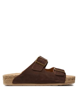 Espadryle Genuins Manacor G105020 Brązowy ze sklepu eobuwie.pl w kategorii Espadryle męskie - zdjęcie 182097135
