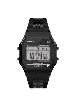 Zegarek Timex T80 TW2R79400 Czarny ze sklepu eobuwie.pl w kategorii Zegarki - zdjęcie 182097137