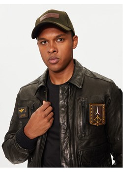 Czapka z daszkiem Aeronautica Militare 242HA1147CT2333 Khaki ze sklepu eobuwie.pl w kategorii Czapki z daszkiem męskie - zdjęcie 182097189