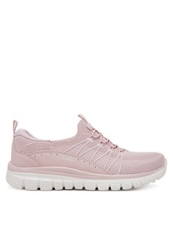 Sneakersy Skechers Graceful - Picture Perfect 100702/BLSH Różowy ze sklepu eobuwie.pl w kategorii Buty sportowe damskie - zdjęcie 182097529