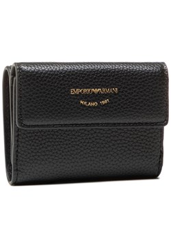 Mały Portfel Damski Emporio Armani Y3H215 YFW9B 80001 Czarny ze sklepu eobuwie.pl w kategorii Portfele damskie - zdjęcie 182097617