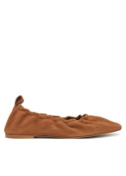 Baleriny Pepe Jeans Poppy Basic PLS10430 Brązowy ze sklepu eobuwie.pl w kategorii Balerinki - zdjęcie 182097665