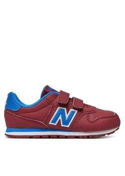 Sneakersy New Balance PV500CMB Czerwony ze sklepu eobuwie.pl w kategorii Buty sportowe dziecięce - zdjęcie 182097666