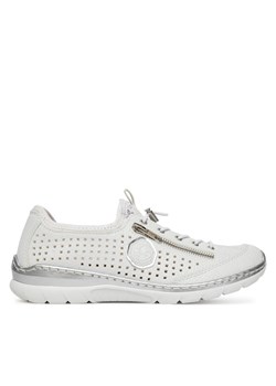 Sneakersy Rieker L3296-82 Biały ze sklepu eobuwie.pl w kategorii Buty sportowe damskie - zdjęcie 182097668