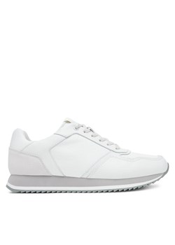 Sneakersy Calvin Klein Low Top Lace Up Lth Mono HM0HM01807 Szary ze sklepu eobuwie.pl w kategorii Buty sportowe męskie - zdjęcie 182098027