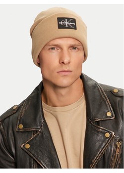Czapka Calvin Klein K50K512455 Beżowy ze sklepu eobuwie.pl w kategorii Czapki zimowe męskie - zdjęcie 182098239