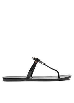 Japonki Tory Burch Mini Miller Flat Thong 51148678 Czarny ze sklepu eobuwie.pl w kategorii Klapki damskie - zdjęcie 182098496