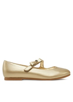 Baleriny Calvin Klein Jeans Ballerina V4A3-83042-1322 S Złoty ze sklepu eobuwie.pl w kategorii Balerinki dziecięce - zdjęcie 182098508