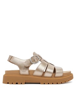 Sandały Timberland TB0A2Q1PN751 Złoty ze sklepu eobuwie.pl w kategorii Sandały damskie - zdjęcie 182098615