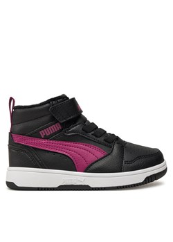 Sneakersy Puma Rebound V6 Mid Wtr Ac+ Ps 307979 04 Czarny ze sklepu eobuwie.pl w kategorii Buty sportowe dziecięce - zdjęcie 182098697