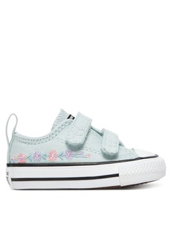 Trampki Converse Chuck Taylor All Star Florals A11785C Błękitny ze sklepu eobuwie.pl w kategorii Trampki dziecięce - zdjęcie 182098787