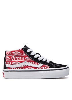 Tenisówki Vans Sk8-Mid Reissue VN000BVPBRR1 Czarny ze sklepu eobuwie.pl w kategorii Trampki dziecięce - zdjęcie 182098975