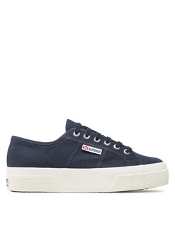 Tenisówki Superga 2740 Platform S21384W Granatowy ze sklepu eobuwie.pl w kategorii Trampki damskie - zdjęcie 182099018