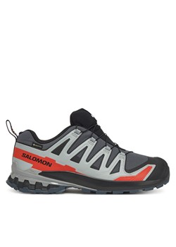 Buty do biegania Salomon Xa Pro 3D V9 Gore-Tex L47817500 Szary ze sklepu eobuwie.pl w kategorii Buty sportowe męskie - zdjęcie 182099228