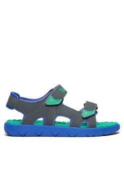 Sandały Timberland Perkins Row 2-Strap TB0A23V60281 Szary ze sklepu eobuwie.pl w kategorii Sandały dziecięce - zdjęcie 182099566
