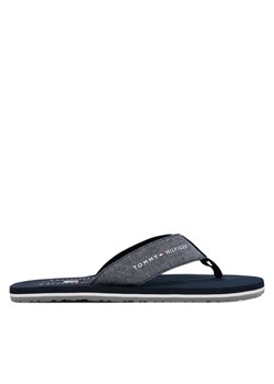 Japonki Tommy Hilfiger Chambray Beach Sandal FM0FM05570 Granatowy ze sklepu eobuwie.pl w kategorii Klapki męskie - zdjęcie 182099609