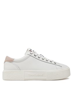 Sneakersy Tommy Jeans Tjw Foxing Flatform Sneaker EN0EN02567 Écru ze sklepu eobuwie.pl w kategorii Buty sportowe damskie - zdjęcie 182099618