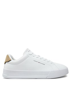 Sneakersy Tommy Hilfiger Th Court Lth Detail Ess FM0FM05367 Biały ze sklepu eobuwie.pl w kategorii Buty sportowe męskie - zdjęcie 182099629