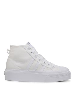 Sneakersy adidas Nizza Platform Mid W FY2782 Biały ze sklepu eobuwie.pl w kategorii Buty sportowe damskie - zdjęcie 182099656