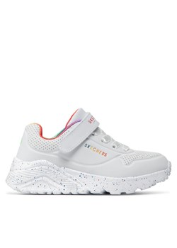 Sneakersy Skechers Uno Lite Rainbow Specks 310457L/WMLT Biały ze sklepu eobuwie.pl w kategorii Buty sportowe dziecięce - zdjęcie 182099729