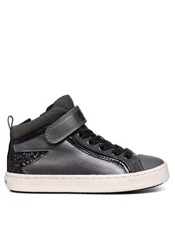 Sneakersy Geox J Kalispera Girl J944GM 0AJGN C0062 S Szary ze sklepu eobuwie.pl w kategorii Buty sportowe dziecięce - zdjęcie 182099746
