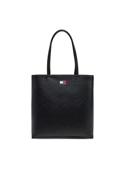 Torebka Tommy Jeans Tjw Ess Must Tote AW0AW17390 Czarny ze sklepu eobuwie.pl w kategorii Torby Shopper bag - zdjęcie 182099865
