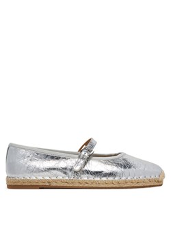 Espadryle MICHAEL Michael Kors Lynn 40S5LYFP2M Srebrny ze sklepu eobuwie.pl w kategorii Espadryle damskie - zdjęcie 182100089