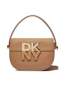 Torebka DKNY Echo Sm Flap Cbody R42EKE28 Brązowy ze sklepu eobuwie.pl w kategorii Torebki damskie - zdjęcie 182100409