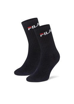 Skarpety Wysokie Męskie Fila F4401-AW24 (2-pack) Czarny ze sklepu eobuwie.pl w kategorii Skarpetki męskie - zdjęcie 182100419