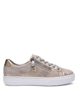 Sneakersy Rieker L59L8-62 Złoty - id: 2230074026837 - marki Rieker - 182100576 Sneakersy Rieker L59L8-62 Złoty ze sklepu eobuwie.pl w kategorii Buty sportowe damskie - zdjęcie 182100576
