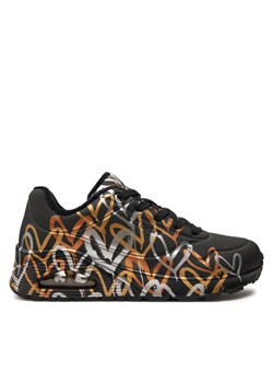 Sneakersy Skechers Metallic Love 155523/BKGD Czarny ze sklepu eobuwie.pl w kategorii Buty sportowe damskie - zdjęcie 182100587