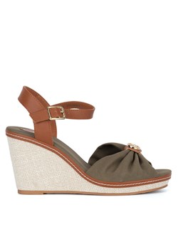 Sandały Beverly Hills Polo Club WYL3888-4 Khaki ze sklepu eobuwie.pl w kategorii Sandały damskie - zdjęcie 182100657