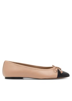 Baleriny Nine West 122AL4108 Beżowy ze sklepu eobuwie.pl w kategorii Balerinki - zdjęcie 182100798