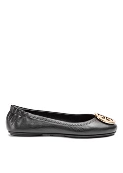 Baleriny Tory Burch Minnie Travel Ballet With Metal Logo 50393 Czarny ze sklepu eobuwie.pl w kategorii Balerinki - zdjęcie 182100866