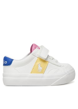 Sneakersy Polo Ralph Lauren Ryley Ps RL02360102 Biały ze sklepu eobuwie.pl w kategorii Buty sportowe dziecięce - zdjęcie 182101277