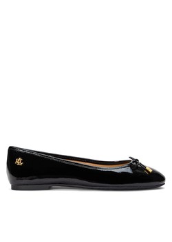 Baleriny LAUREN RALPH LAUREN 802956765001 Czarny ze sklepu eobuwie.pl w kategorii Balerinki - zdjęcie 182101345