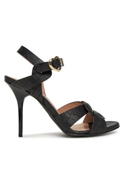 Sandały LOVE MOSCHINO JA16069G1MIB0000 Czarny ze sklepu eobuwie.pl w kategorii Sandały damskie - zdjęcie 182101455
