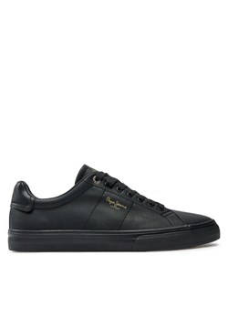 Sneakersy Pepe Jeans Kenton Rise PMS31059 Czarny ze sklepu eobuwie.pl w kategorii Trampki męskie - zdjęcie 182101488