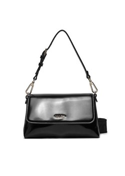 Torebka Calvin Klein Ck Must Dbl Strap Mini Bag_Shiny K60K612772 Czarny ze sklepu eobuwie.pl w kategorii Torebki damskie - zdjęcie 182101538