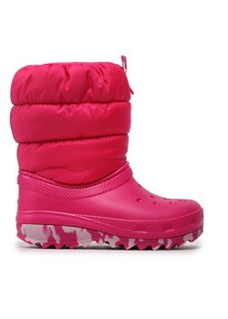 Śniegowce Crocs Classic Neo Puff Boot K 207684 Różowy - id: 0000301786467 - marki Crocs - 182101555 Śniegowce Crocs Classic Neo Puff Boot K 207684 Różowy ze sklepu eobuwie.pl w kategorii Buty zimowe dziecięce - zdjęcie 182101555