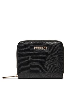 Mały Portfel Damski Puccini BLP838B Czarny ze sklepu eobuwie.pl w kategorii Portfele damskie - zdjęcie 182101738