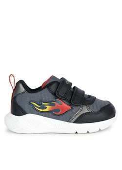 Sneakersy Geox B Sprintye Boy B354UC 0FU54 C0048 M Czarny ze sklepu eobuwie.pl w kategorii Buty sportowe dziecięce - zdjęcie 182101849