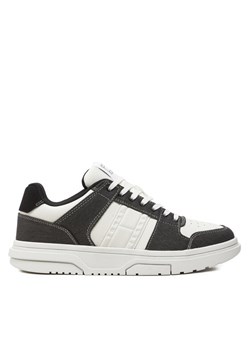Sneakersy Tommy Jeans The Brooklyn Mix Material EM0EM01428 Czarny ze sklepu eobuwie.pl w kategorii Buty sportowe męskie - zdjęcie 182101936