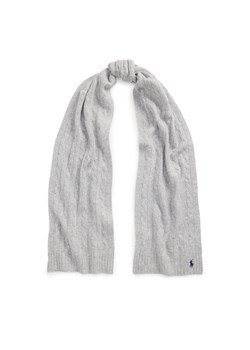 Szalik Polo Ralph Lauren 455956296004 Szary ze sklepu eobuwie.pl w kategorii Szaliki i chusty damskie - zdjęcie 182102016