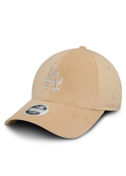 Czapka z daszkiem New Era Velour Diamante LA Dodgers 9FORTY 60580871 Beżowy ze sklepu eobuwie.pl w kategorii Czapki z daszkiem damskie - zdjęcie 182102057