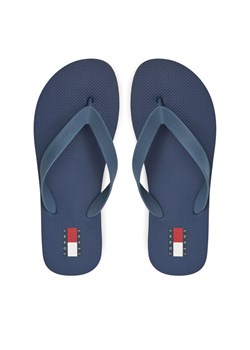 Japonki Tommy Jeans Tjm Beach Sandal EM0EM01560 Granatowy ze sklepu eobuwie.pl w kategorii Klapki męskie - zdjęcie 182102178