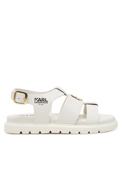Sandały Karl Lagerfeld Kids Z30372 M Écru ze sklepu eobuwie.pl w kategorii Sandały dziecięce - zdjęcie 182102209