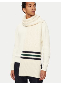 Szalik Tommy Hilfiger AM0AM12831 Écru ze sklepu eobuwie.pl w kategorii Szaliki męskie - zdjęcie 182102249