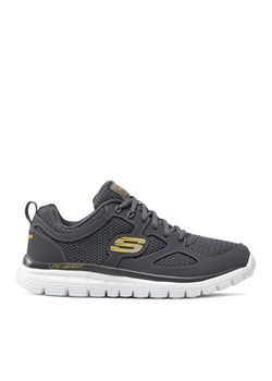Sneakersy Skechers Agoura 52635/CHAR Szary ze sklepu eobuwie.pl w kategorii Buty sportowe męskie - zdjęcie 182102328