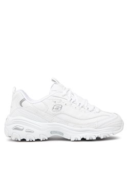 Sneakersy Skechers Play On 11949/WSL Biały ze sklepu eobuwie.pl w kategorii Buty sportowe damskie - zdjęcie 182102336